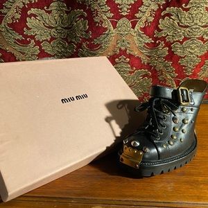 MiuMiu studded shoes
